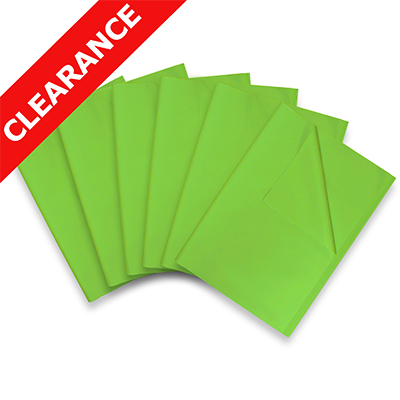 100 Sheets of Fresh Green Acid Free Tissue Paper 500mm x 750mm